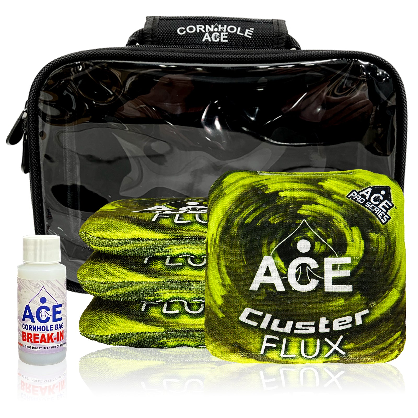 Cluster Flux Cornhole Bags PRO Set - Professionelle Wurfsäcke Für Cornhole Spiel