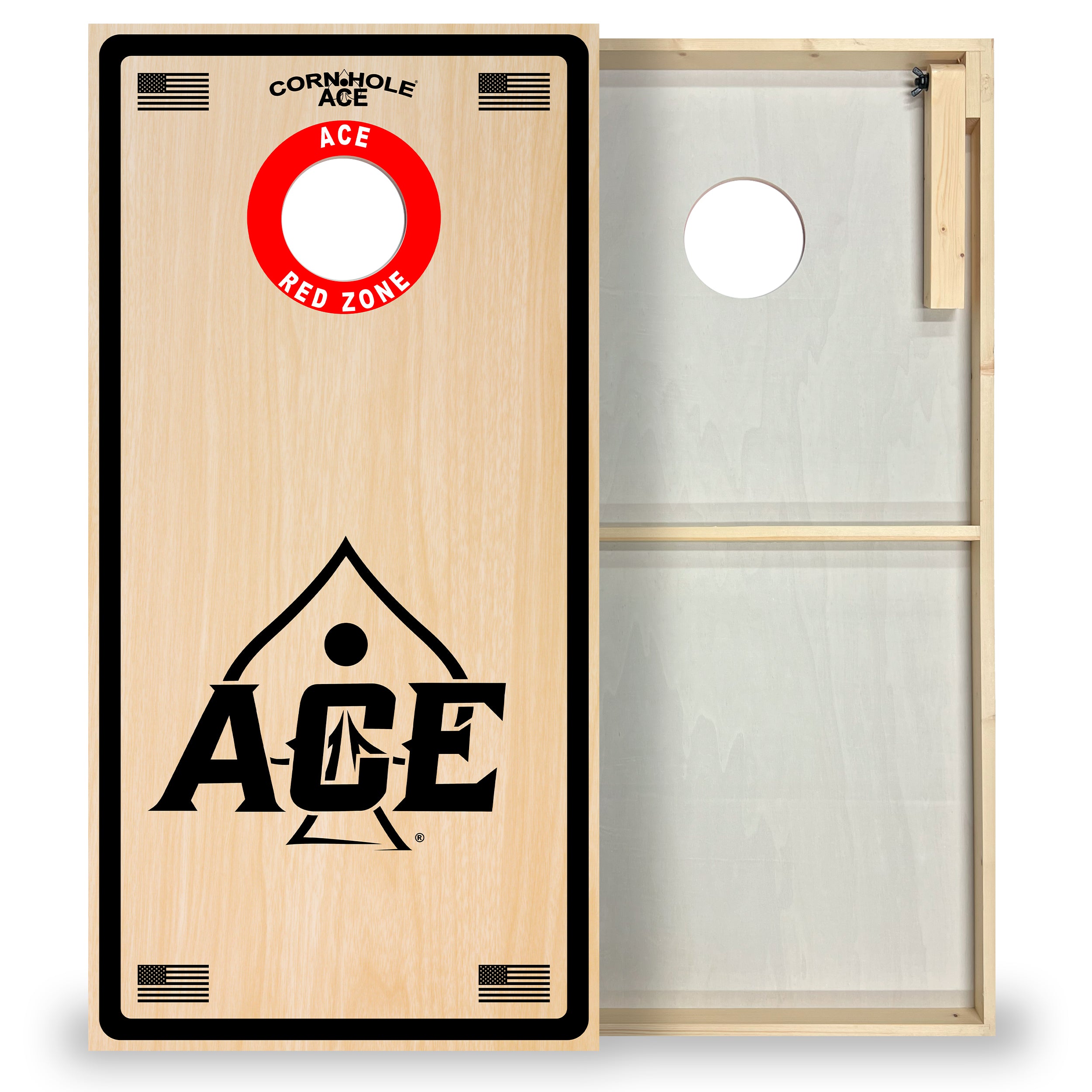 ACE Red Zone - Cornhole Board Set - Standard – CornholeAce