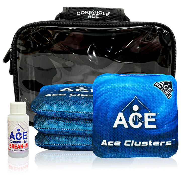 Ace Clusters - Blue - ACE Pro Bag Kit: 4 Pro Bags + Break-In Kit + Carry Case