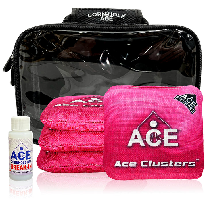 Ace Clusters - Pink - ACE Pro Bag Kit: 4 Pro Bags + Break-In Kit + Carry Case