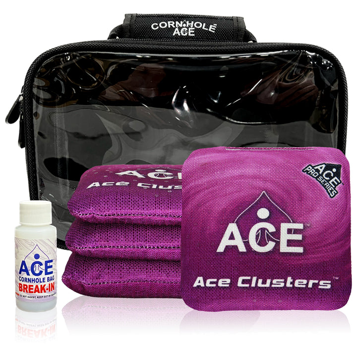 Ace Clusters - Purple - ACE Pro Bag Kit: 4 Pro Bags + Break-In Kit + Carry Case