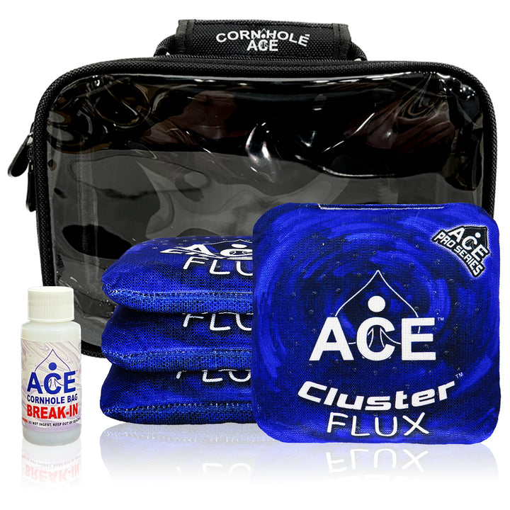 Cluster Flux - Navy Blue - ACE Pro Bag Kit: 4 Pro Bags + Break-In Kit + Carry Case