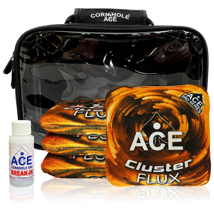 Cluster Flux - Orange - ACE Pro Bag Kit: 4 Pro Bags + Break-In Kit + Carry Case