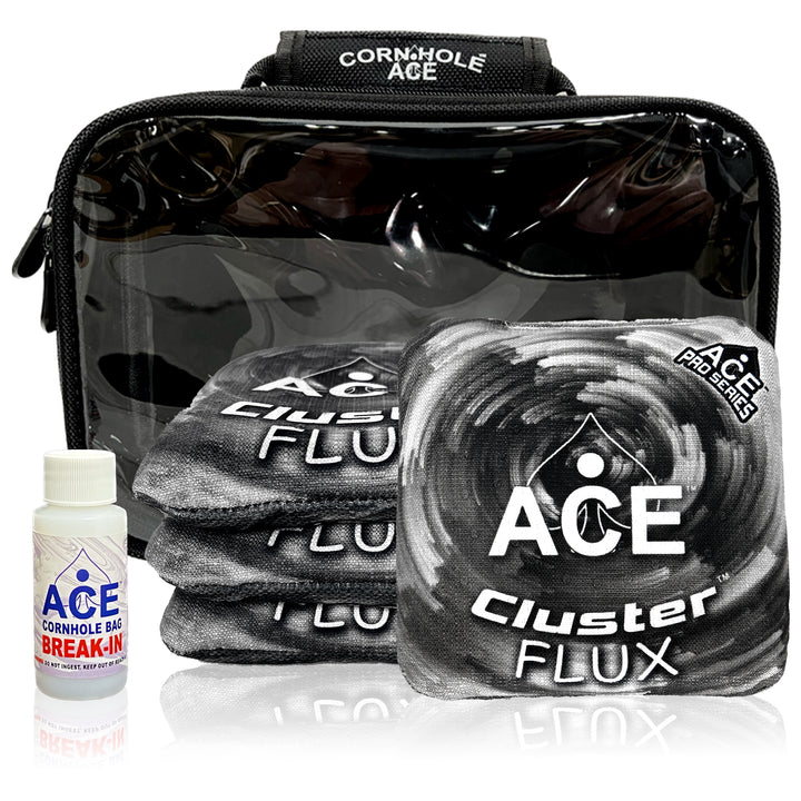 Cluster Flux - Silver - ACE Pro Bag Kit: 4 Pro Bags + Break-In Kit + Carry Case