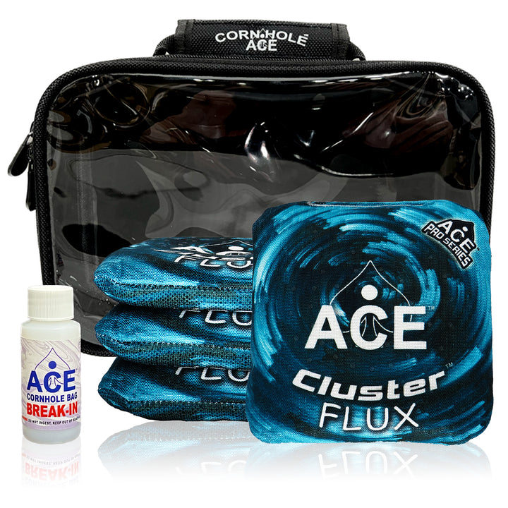 Cluster Flux - Turquoise - ACE Pro Bag Kit: 4 Pro Bags + Break-In Kit + Carry Case