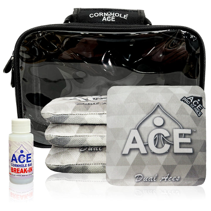 Dual Aces - White - ACE Pro Bag Kit: 4 Pro Bags + Break-In Kit + Carry Case