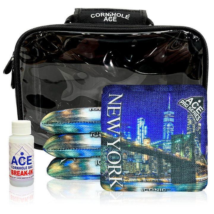 Iconic Series - New York - ACE Pro Bag Kit: 4 Pro Bags + Break-In Kit + Carry Case