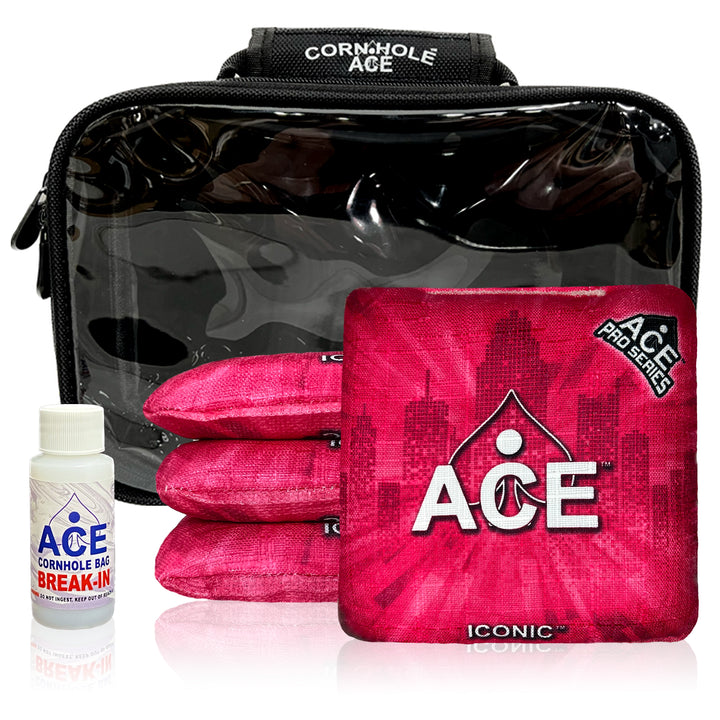 Iconic Series - Pink - ACE Pro Bag Kit: 4 Pro Bags + Break-In Kit + Carry Case