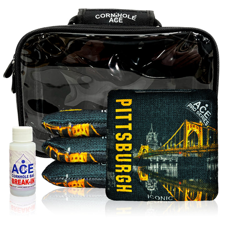 Iconic Series - Pittsburgh - ACE Pro Bag Kit: 4 Pro Bags + Break-In Kit + Carry Case