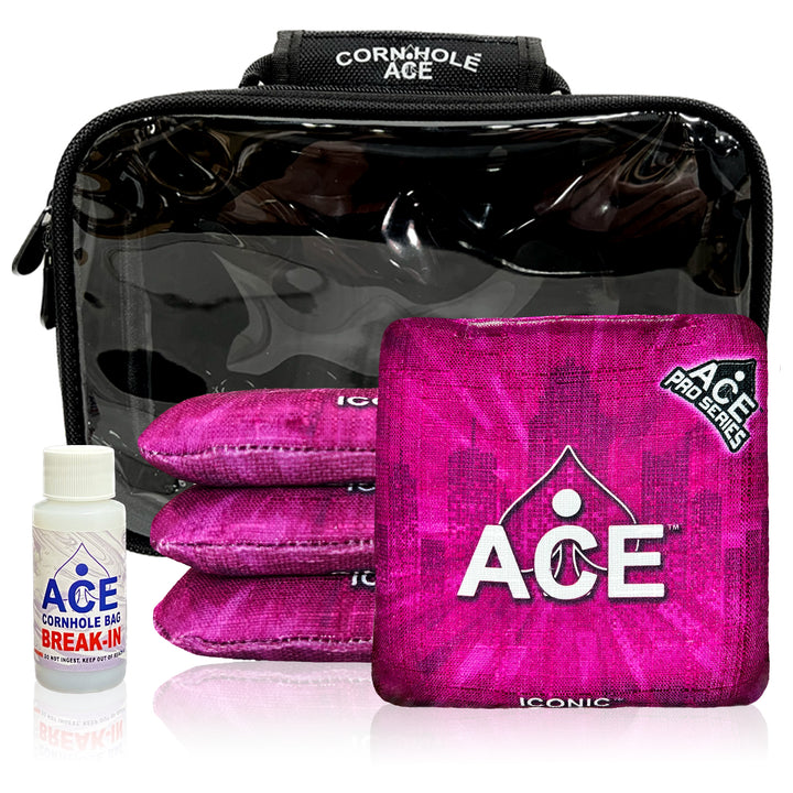 Iconic Series - Purple - ACE Pro Bag Kit: 4 Pro Bags + Break-In Kit + Carry Case