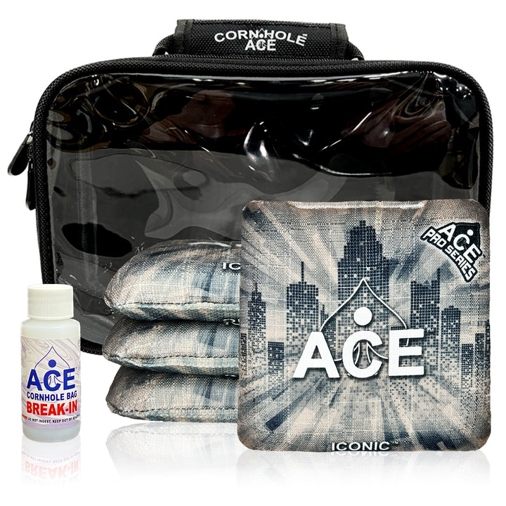 Iconic Series - Silver - ACE Pro Bag Kit: 4 Pro Bags + Break-In Kit + Carry Case