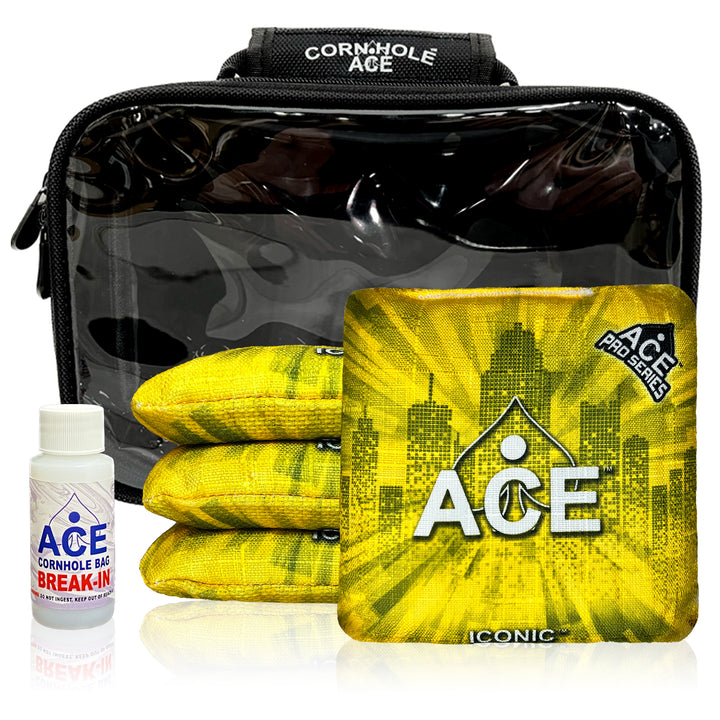 Iconic Series - Yellow - ACE Pro Bag Kit: 4 Pro Bags + Break-In Kit + Carry Case