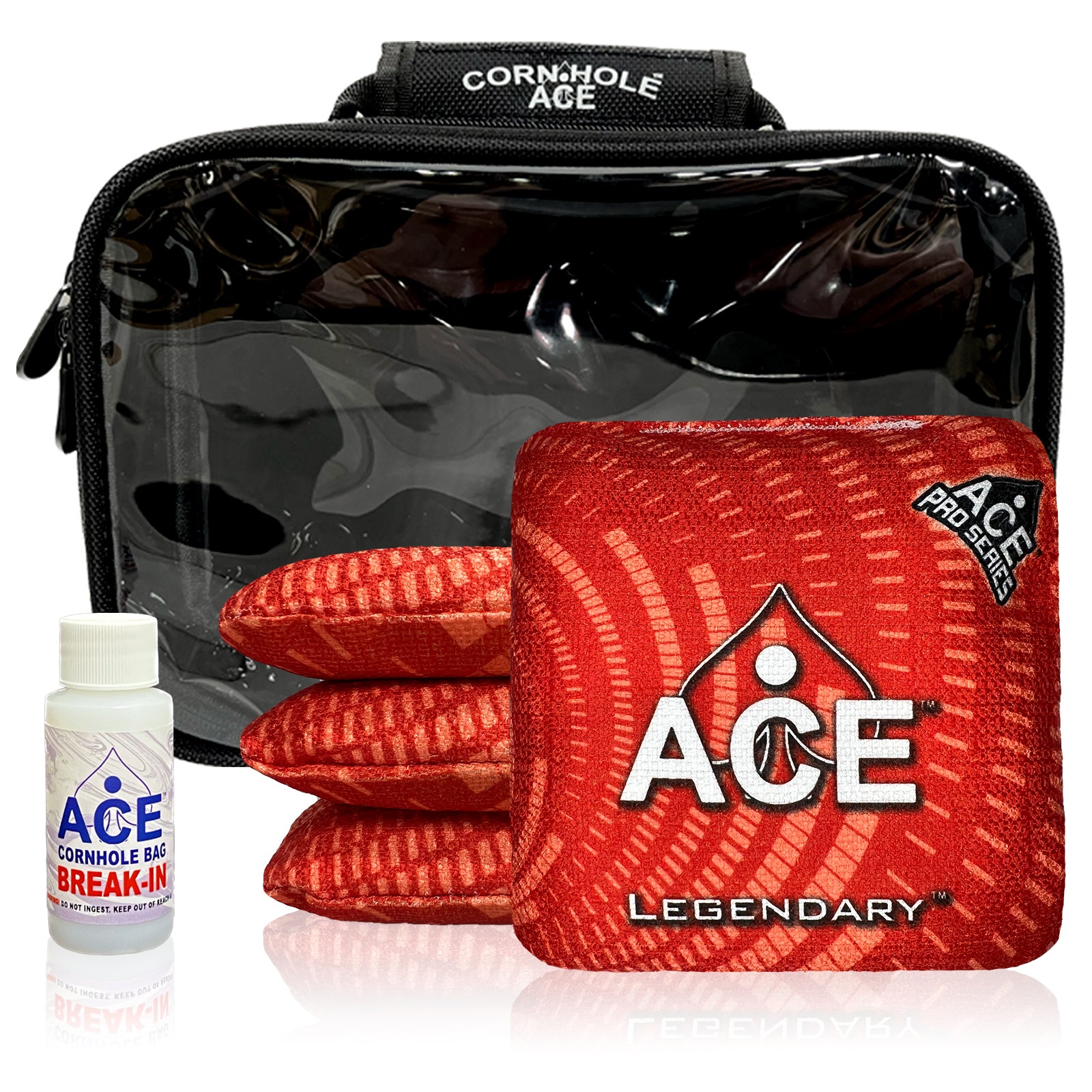 Legendary - Red - ACE Pro Bag Kit: 4 Pro Bags + Break-In Kit +