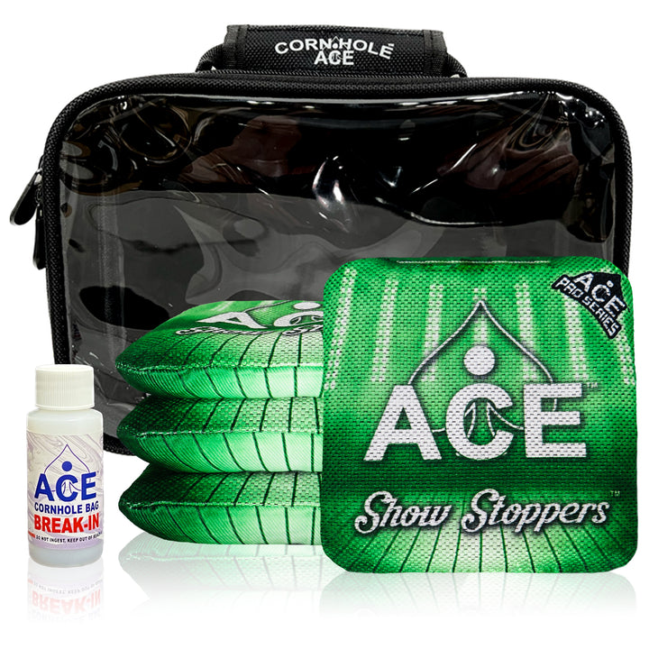 Show Stoppers - Green - ACE Pro Bag Kit: 4 Pro Bags + Break-In Kit + Carry Case