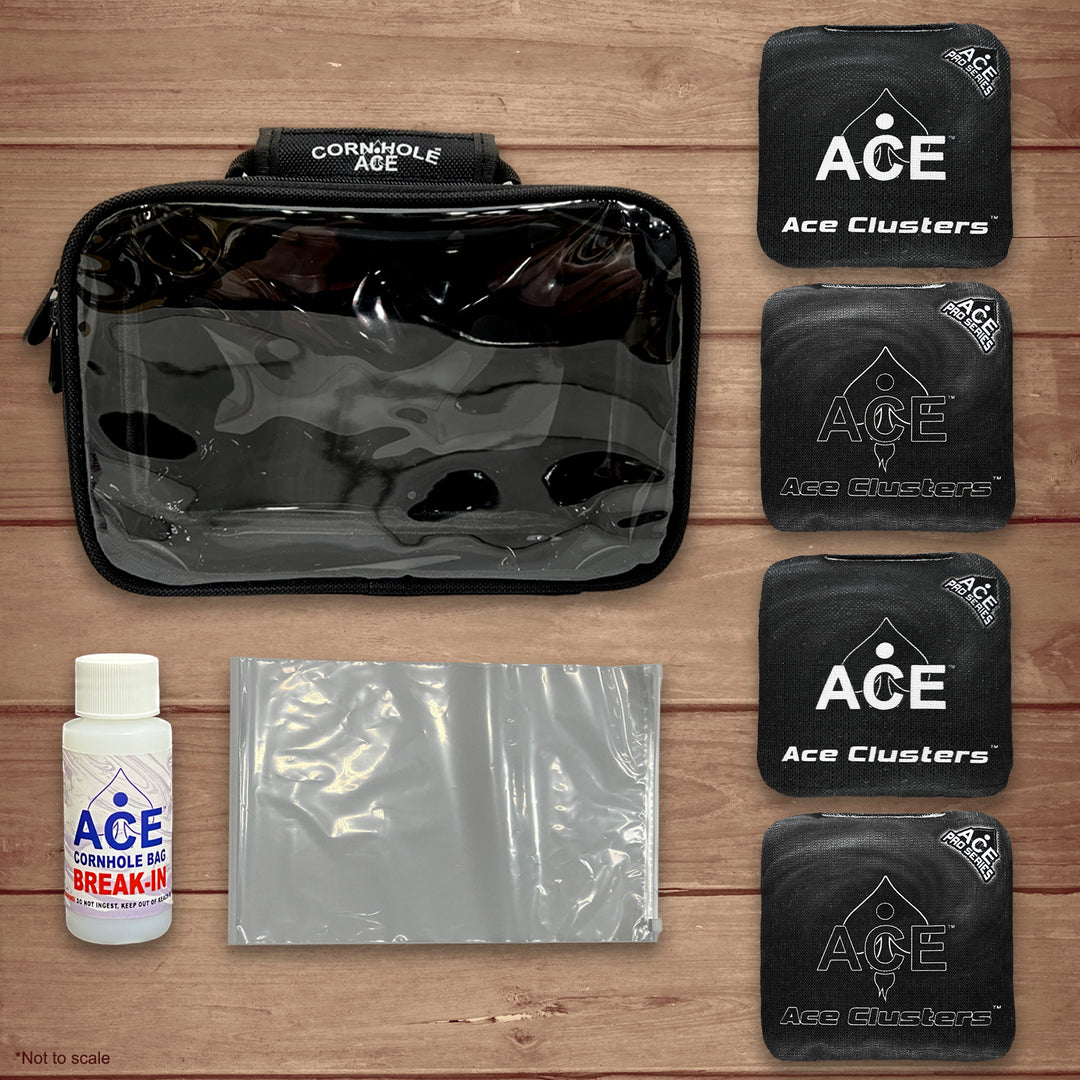 Ace Clusters - Black - ACE Pro Bag Kit: 4 Pro Bags + Break-In Kit + Carry Case