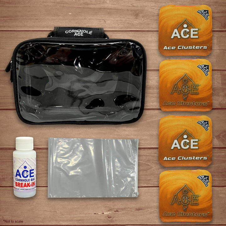 Ace Clusters - Orange - ACE Pro Bag Kit: 4 Pro Bags + Break-In Kit + Carry Case