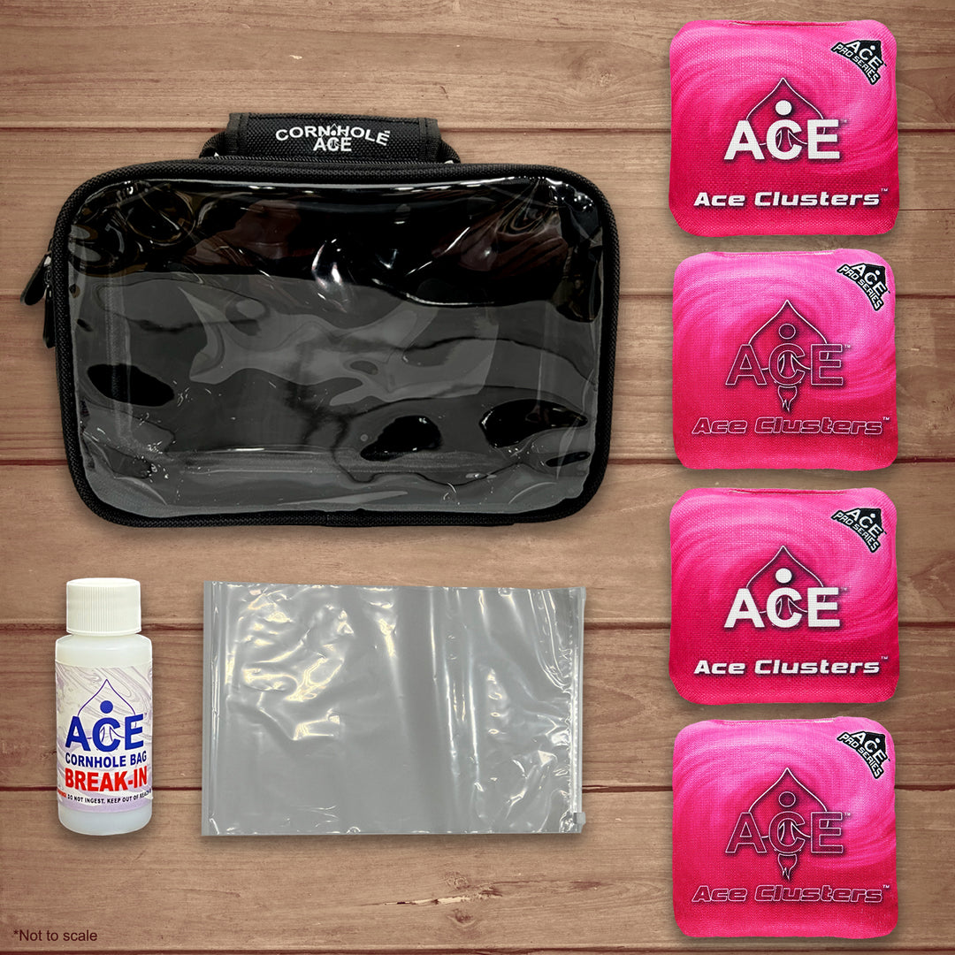 Ace Clusters - Pink - ACE Pro Bag Kit: 4 Pro Bags + Break-In Kit + Carry Case