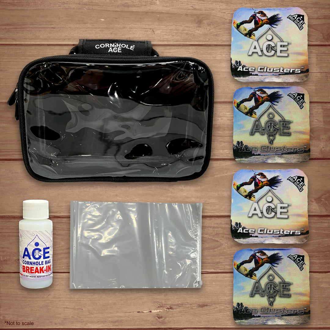 Ace Clusters - Wakeboarder - ACE Pro Bag Kit: 4 Pro Bags + Break-In Kit + Carry Case