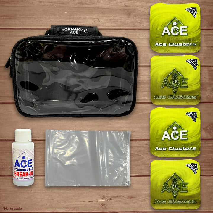 Ace Clusters - Yellow - ACE Pro Bag Kit: 4 Pro Bags + Break-In Kit + Carry Case