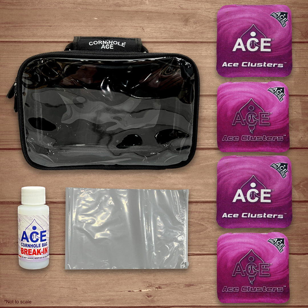 Ace Clusters - Purple - ACE Pro Bag Kit: 4 Pro Bags + Break-In Kit + Carry Case