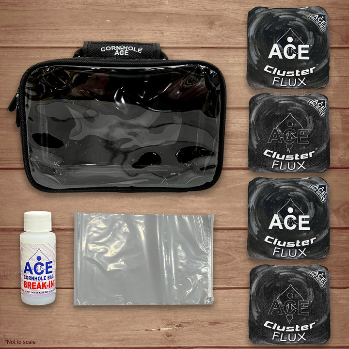 Cluster Flux - Black - ACE Pro Bag Kit: 4 Pro Bags + Break-In Kit + Carry Case