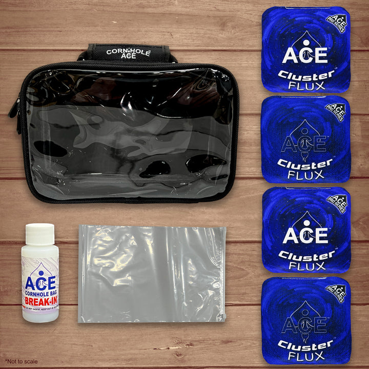 Cluster Flux - Navy Blue - ACE Pro Bag Kit: 4 Pro Bags + Break-In Kit + Carry Case