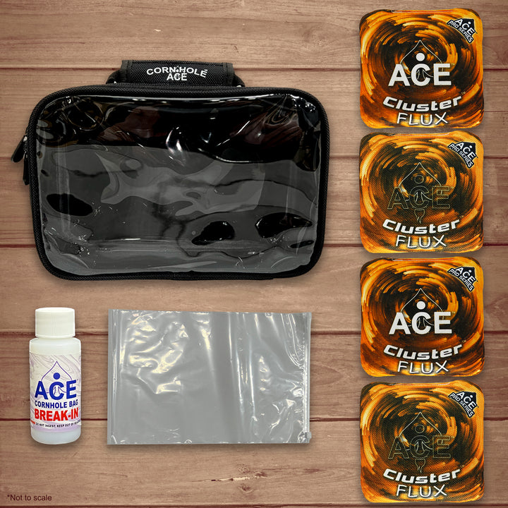 Cluster Flux - Orange - ACE Pro Bag Kit: 4 Pro Bags + Break-In Kit + Carry Case