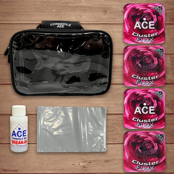 Cluster Flux - Pink - ACE Pro Bag Kit: 4 Pro Bags + Break-In Kit + Carry Case