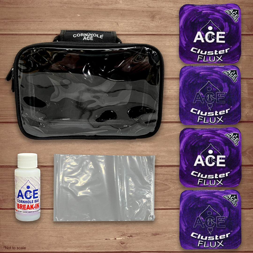 Cluster Flux - Purple - ACE Pro Bag Kit: 4 Pro Bags + Break-In Kit + Carry Case