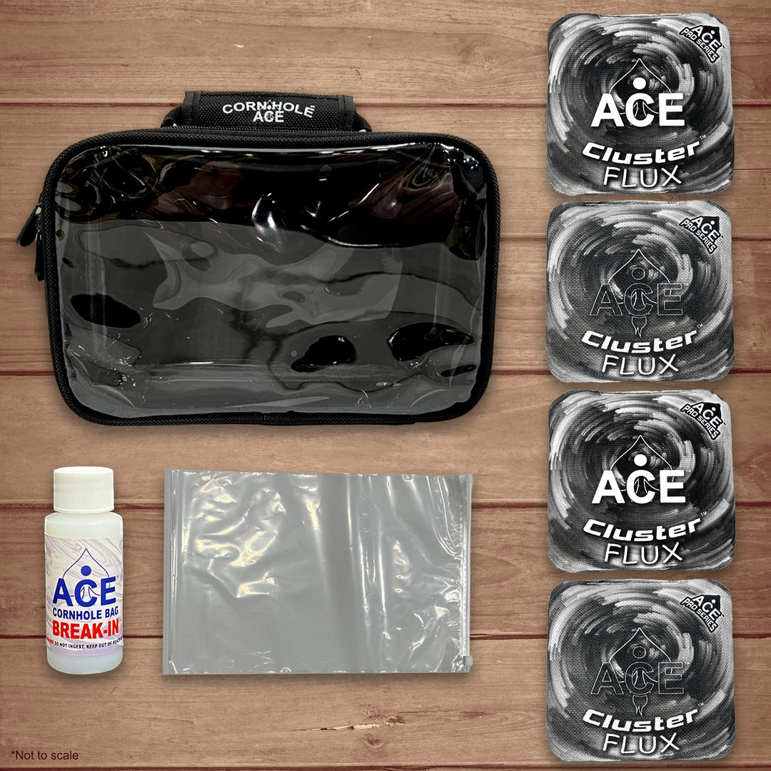 Cluster Flux - Silver - ACE Pro Bag Kit: 4 Pro Bags + Break-In Kit + Carry Case