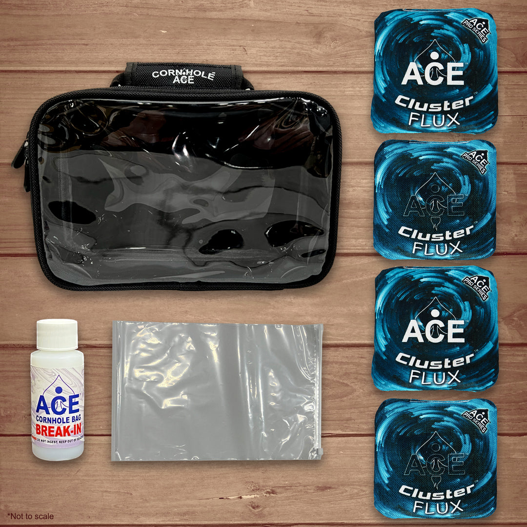 Cluster Flux - Turquoise - ACE Pro Bag Kit: 4 Pro Bags + Break-In Kit + Carry Case