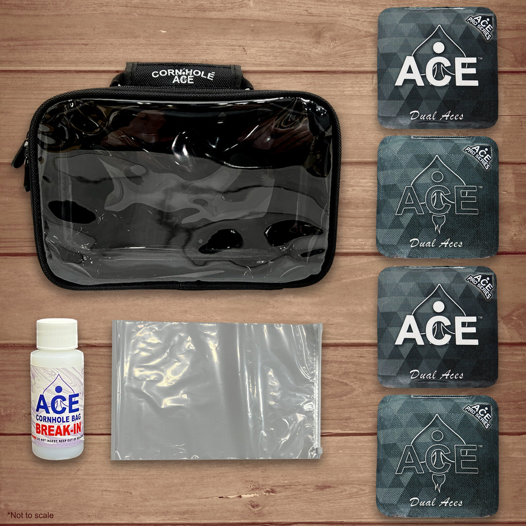 Dual Aces - Black - ACE Pro Bag Kit: 4 Pro Bags + Break-In Kit + Carry Case