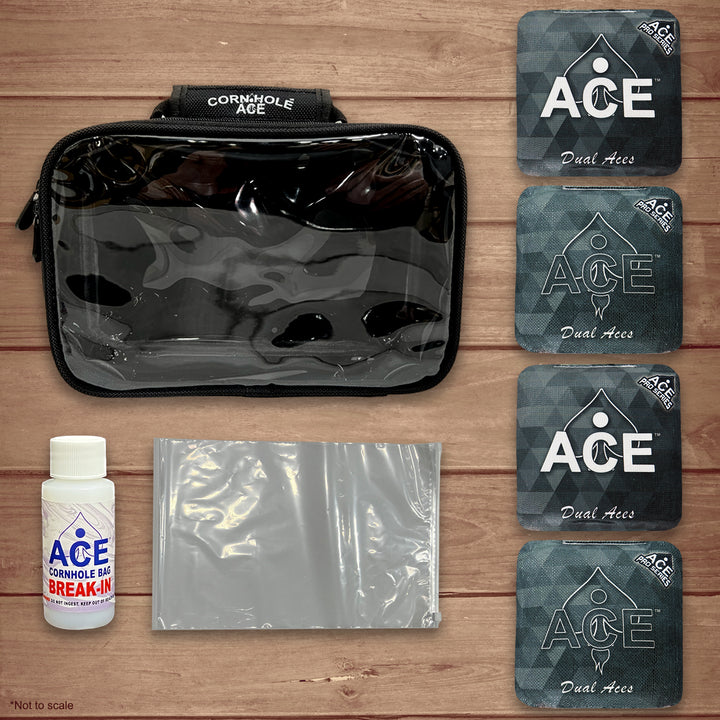 Dual Aces - Black - ACE Pro Bag Kit: 4 Pro Bags + Break-In Kit + Carry Case