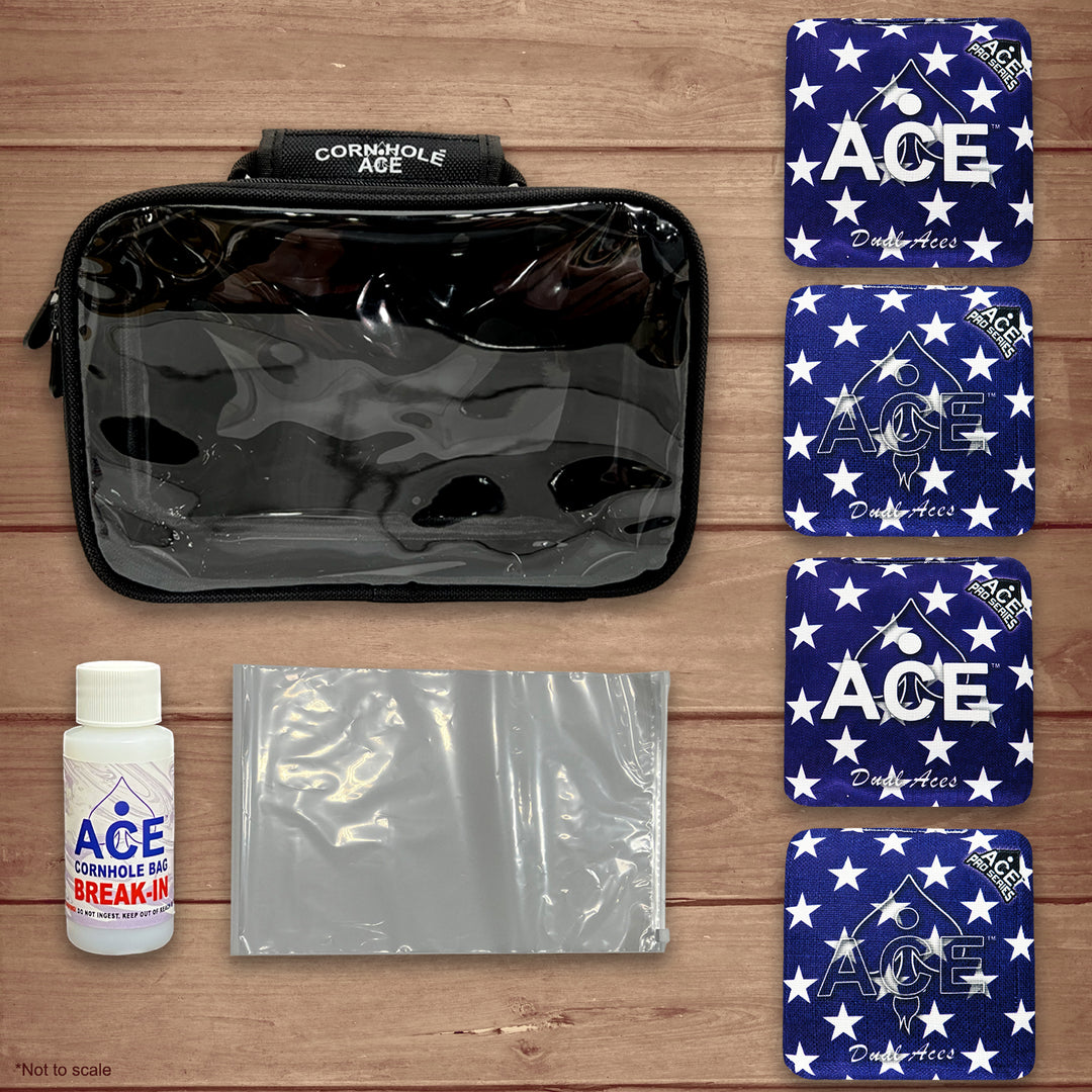 Dual Aces - Stars - ACE Pro Bag Kit: 4 Pro Bags + Break-In Kit + Carry Case