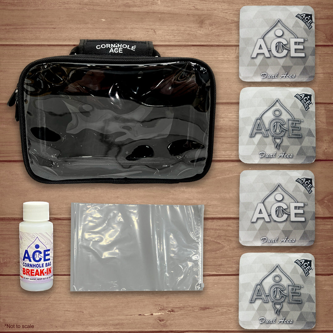 Dual Aces - White - ACE Pro Bag Kit: 4 Pro Bags + Break-In Kit + Carry Case