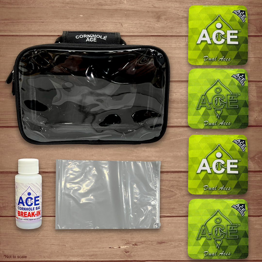 Dual Aces - Yellow - ACE Pro Bag Kit: 4 Pro Bags + Break-In Kit + Carry Case