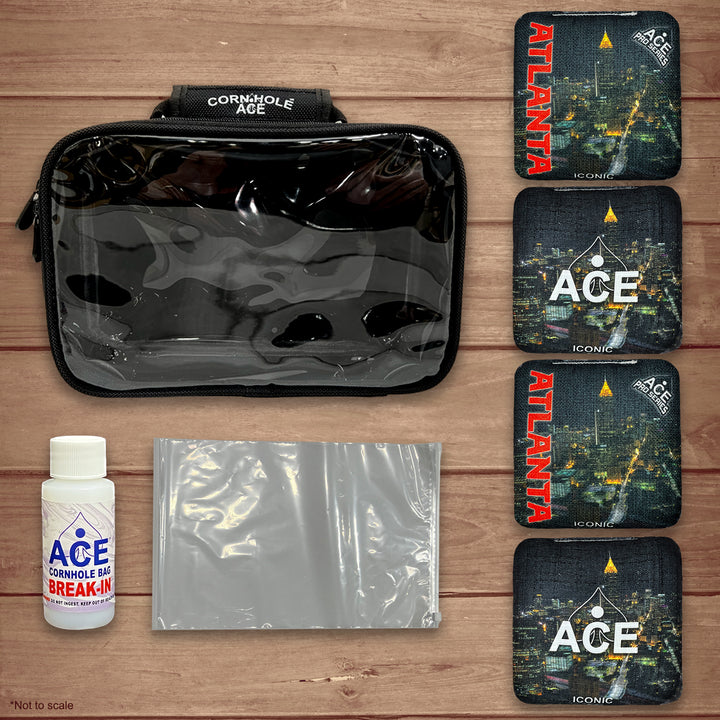 Iconic Series - Atlanta - ACE Pro Bag Kit: 4 Pro Bags + Break-In Kit + Carry Case