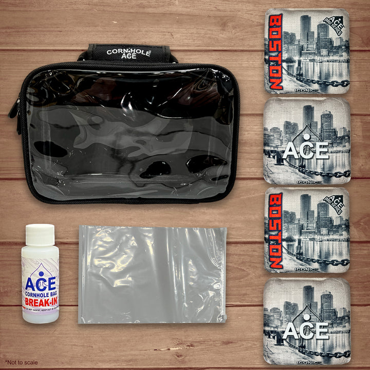 Iconic Series - Boston - ACE Pro Bag Kit: 4 Pro Bags + Break-In Kit + Carry Case