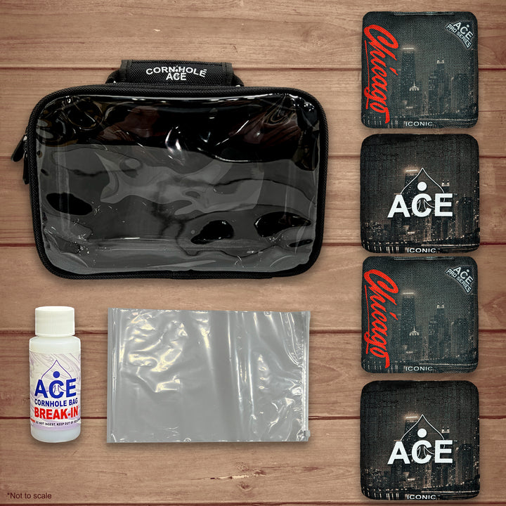 Iconic Series - Chicago - ACE Pro Bag Kit: 4 Pro Bags + Break-In Kit + Carry Case