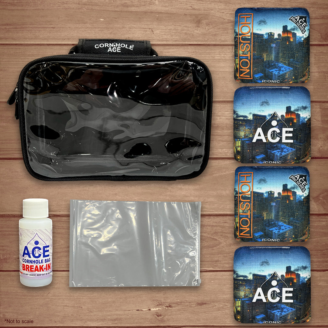 Iconic Series - Houston - ACE Pro Bag Kit: 4 Pro Bags + Break-In Kit + Carry Case