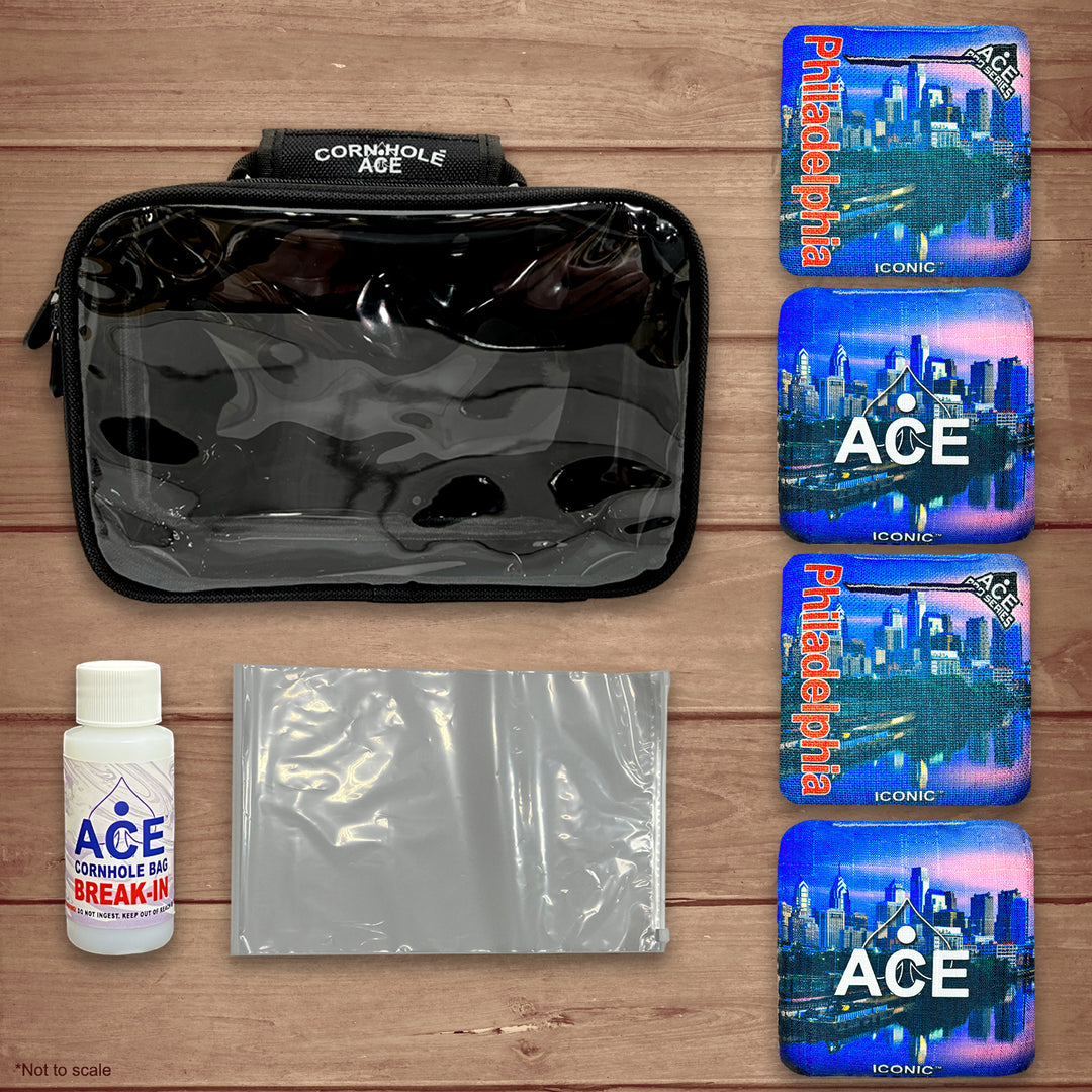 Iconic Series - Philadelphia - ACE Pro Bag Kit: 4 Pro Bags + Break-In Kit + Carry Case