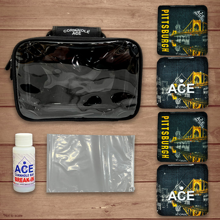 Iconic Series - Pittsburgh - ACE Pro Bag Kit: 4 Pro Bags + Break-In Kit + Carry Case