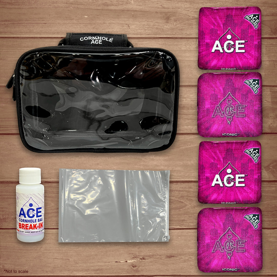 Iconic Series - Purple - ACE Pro Bag Kit: 4 Pro Bags + Break-In Kit + Carry Case