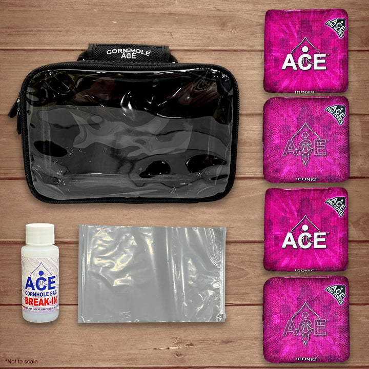 Iconic Series - Purple - ACE Pro Bag Kit: 4 Pro Bags + Break-In Kit + Carry Case