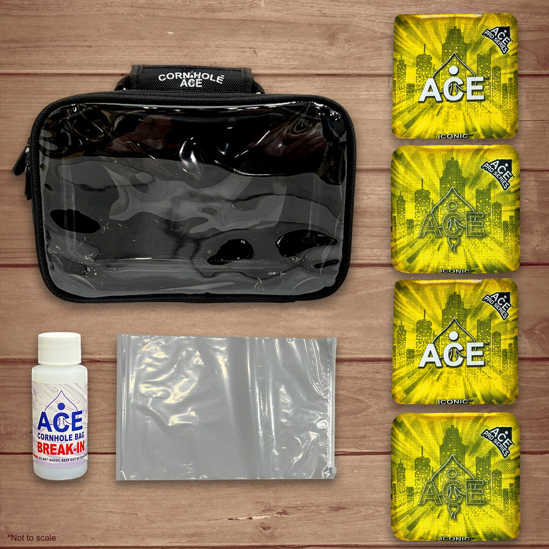 Iconic Series - Yellow - ACE Pro Bag Kit: 4 Pro Bags + Break-In Kit + Carry Case