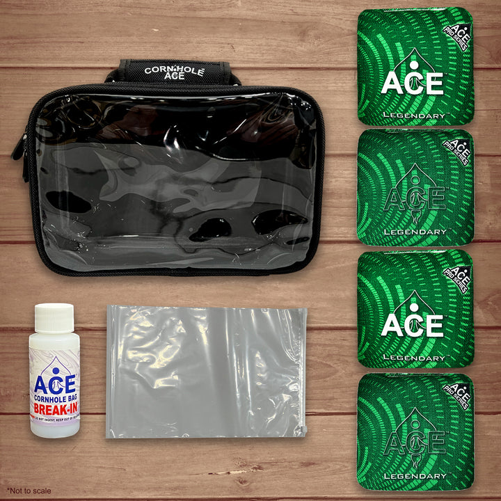 Legendary - Green - ACE Pro Bag Kit: 4 Pro Bags + Break-In Kit + Carry Case