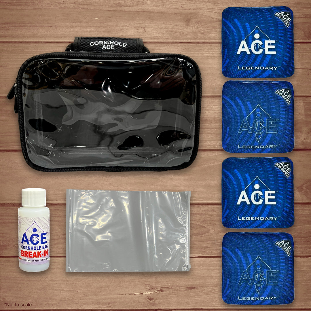 Legendary - Navy Blue - ACE Pro Bag Kit: 4 Pro Bags + Break-In Kit + Carry Case