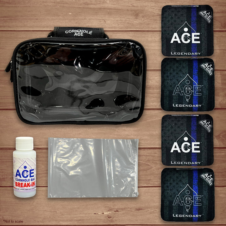 Legendary - Police Flag - ACE Pro Bag Kit: 4 Pro Bags + Break-In Kit + Carry Case