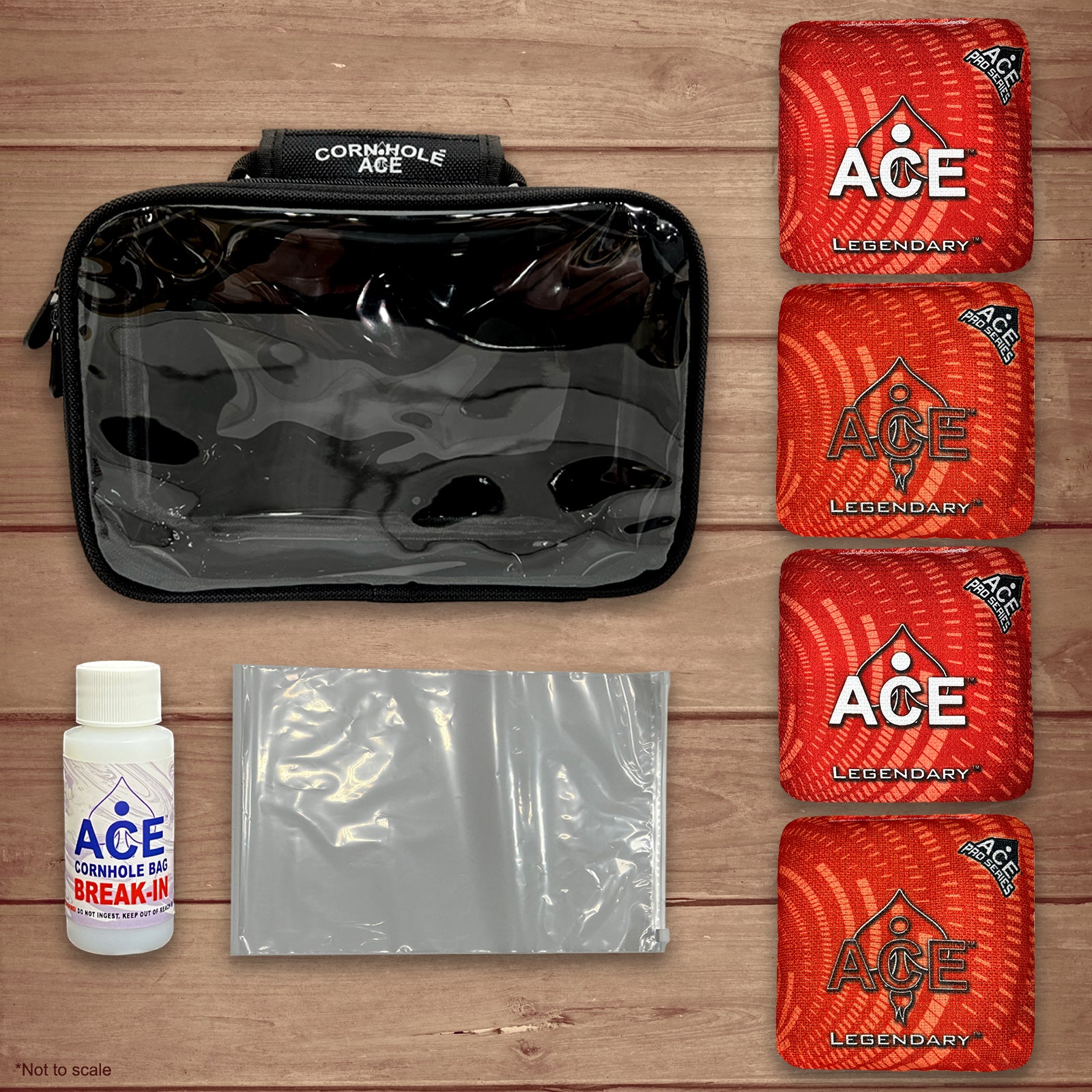Legendary - Red - ACE Pro Bag Kit: 4 Pro Bags + Break-In Kit +