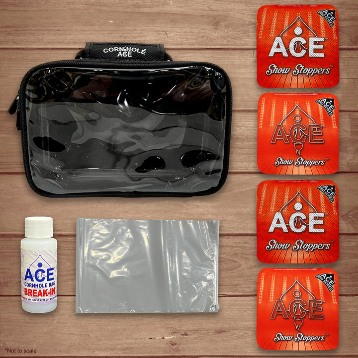 Show Stoppers - Red - ACE Pro Bag Kit: 4 Pro Bags + Break-In Kit + Carry Case